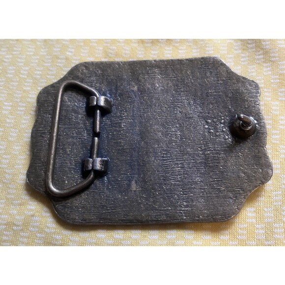 Vintage American Express Co. Western Belt Buckle, Wells Butterfield & Co. 1970s - Picture 2 of 2